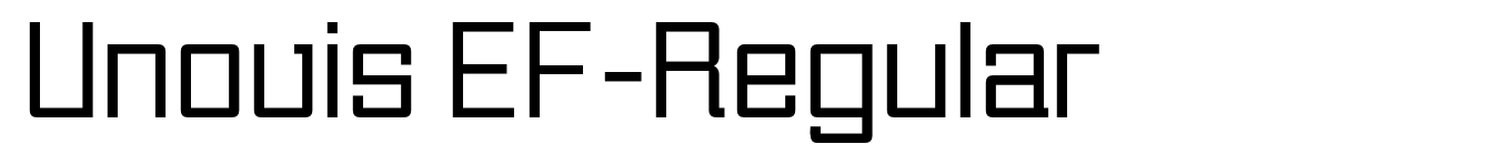 Unovis EF-Regular